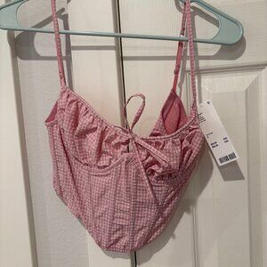 Urban Outfitters Out From Under Pink/Rose Size Small top NWT